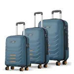 Safari-Crescent 8 Wheels Set of 3 (Cabin + Medium + Large) Trolley Bags