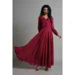 AND-Wine & Roses Gown