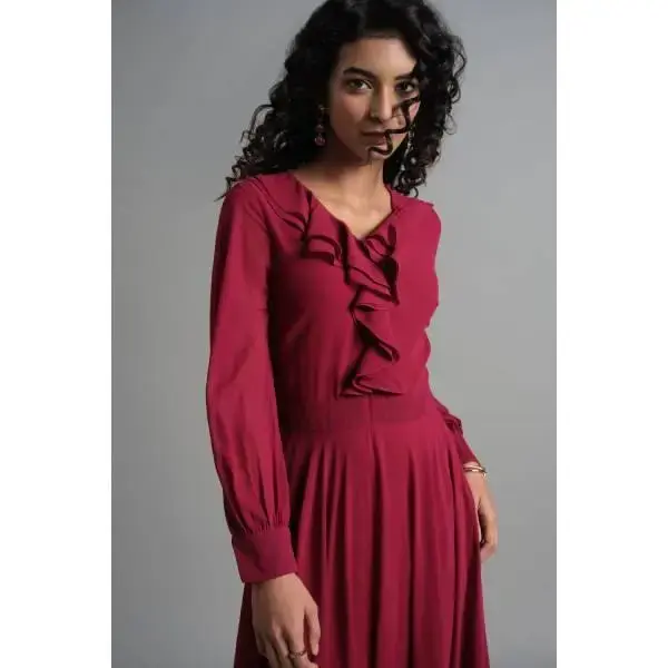 AND-Wine & Roses Gown