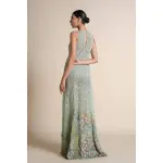 Anita Dongre-Lakeforest Embroidered Gown - Sage