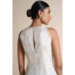 Anita Dongre-Mountain Mist Silk Gown - Ivory