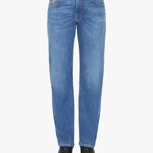 EMPORIO ARMANI-Full Length Jeans with Logo Detailing