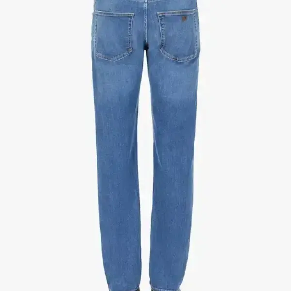 EMPORIO ARMANI-Full Length Jeans with Logo Detailing