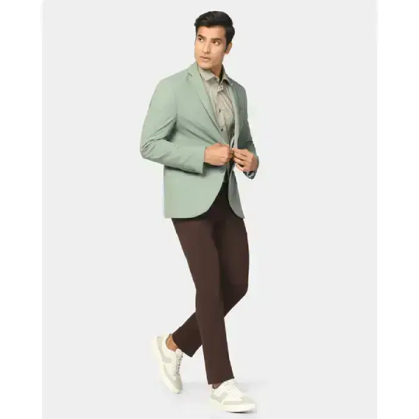 BLACKBERRYS-TechPro Formal Mint Stripe Blazer - Kuma