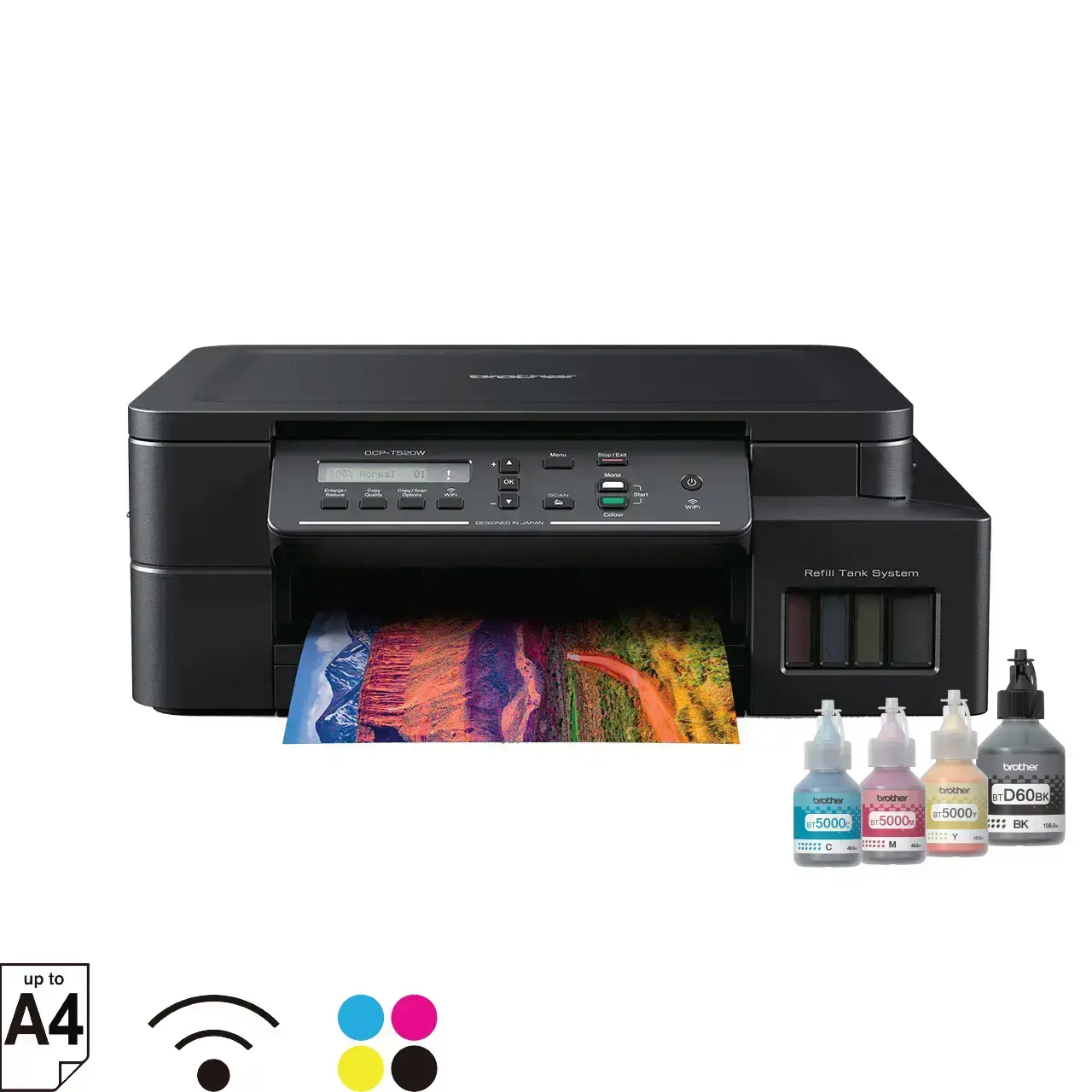 Brother-3-in-1 multifunction printer with wireless and mobile printing to work-on-the go