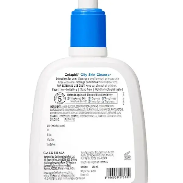 Cetaphil- Oily Skin Cleanser - 250 ml