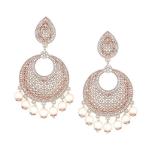Designer Rosegold Fancy Earings Collection for Women & Girls