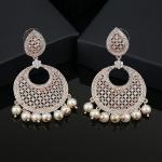 Designer Rosegold Fancy Earings Collection for Women & Girls