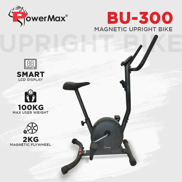 PowerMax-BU-300 Magnetic Upright Bike