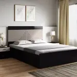 Godrej-Apex V2 King Size Engineered Wood Bed with Pull-Out Storage