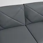 Godrej-Quad 6-Seater Leatherette Sofa Set (3+2+1)