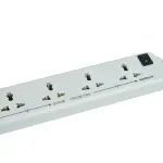 Havells 4 Way Extension Board With Surge & Spike Protection|For Power Requirements up to 1440W |1.5 Mtr High Quality