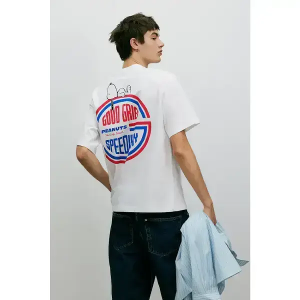 H&M-Loose Fit Printed T-shirt