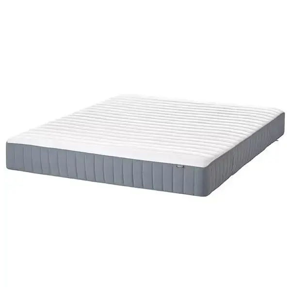 IKEA-Pocket sprung mattress, firm/light blue