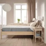IKEA-Pocket sprung mattress, firm/light blue