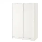 IKEA-Wardrobe with sliding doors, white,