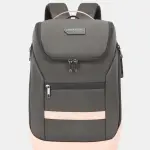 Lavie-Sport Emperor 24L Anti-theft Laptop Backpack For Men & Women - Pink/Grey Colour
