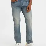 LEVIS-Men's 501 Blue Straight Fit Mid Rise Jeans
