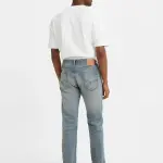 LEVIS-Men's 501 Blue Straight Fit Mid Rise Jeans