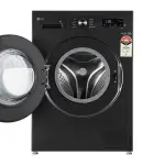 LG-9KG Front Load Washing Machine, Inverter Direct Drive, Platinum Black