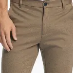 Lindbergh -Men Beige Slim Fit Solid Trouser