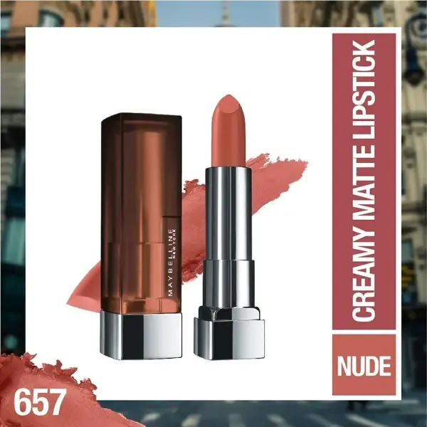 Maybelline New York Matte Lipstick, 657 Nude Nuance