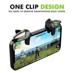 SpinBot-BattleMods NinjaX | Mobile Gaming Triggers | 5X Faster with Capacitive Conduction | for BGMI/Free Fire Max/COD Mobile - (Black)