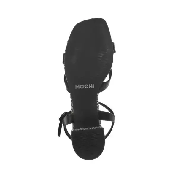 Mochi-Women Black Casual Sandals