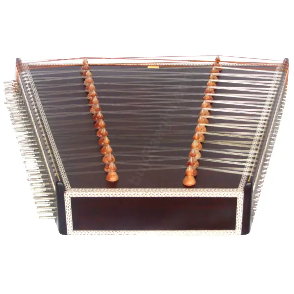 Musical bazaar-Palmona Indian Santoor/Santur Professional - Solid Wood - 31 Notes - 93 Strings (SM-BJG)