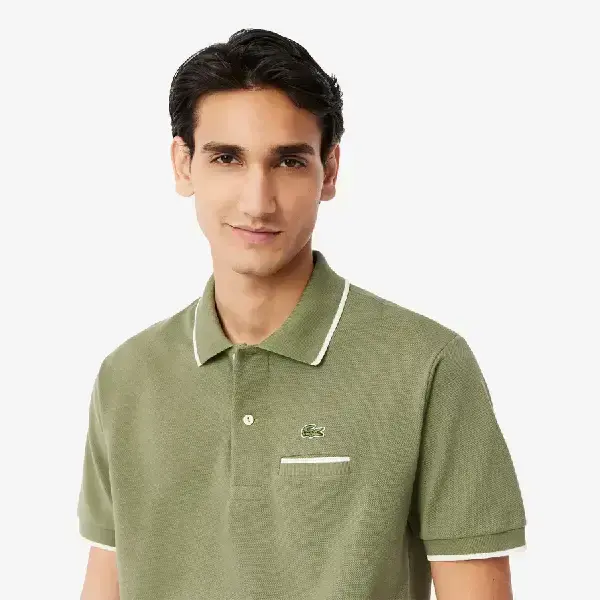 POLO-Classic Fit Pocket Accent L.12.12 Polo Shirt