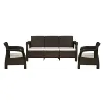 Nilkamal-Goa Sofa Set with Cushion (3+1+1 Seater)