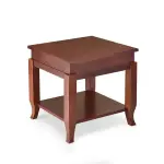 Nilkamal-Alma End Table (Mahogany)