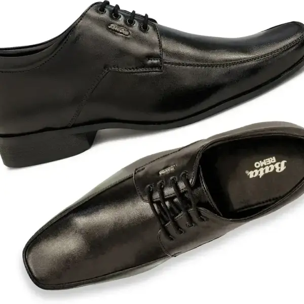 Bata-Lace Up For Men  (Black , 8)