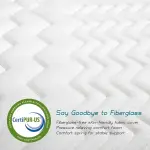 Overstock-14" Hybrid Mattress – Bamboo Charcoal Gel Memory Foam & 7-Zone Pocket Coil Support, Medium Firm, 100-Night Trial