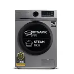 Panasonic-7 Kg 5 Star Fully-Automatic Front Loading Washing Machine (NA-147MH2L01, Dark Silver, Drynamic Spin, Steam Care, Baby Care)