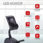 PowerMax-RH-250 Foldable Rowing Machine with Digital Display for Home use