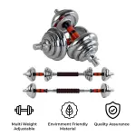 PowerMax-PDS-30C Chrome Iron Dumbbells Set