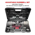PowerMax-PDS-30C Chrome Iron Dumbbells Set