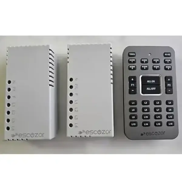 Escozor- Smart Remote Control System for 8 Lights and 2 Fan with Speed Regulation with 8 Scene Control