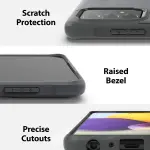 Ringke-Samsung Galaxy A72 5G Back Cover Case | Onyx