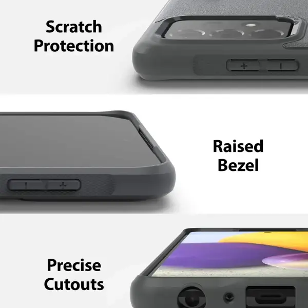 Ringke-Samsung Galaxy A72 5G Back Cover Case | Onyx