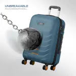 Safari-Crescent 8 Wheels Set of 3 (Cabin + Medium + Large) Trolley Bags