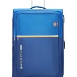 Skybags-Sigma Polyester Spinner 8W Soft Shell Trolley 59+71 Blue Soft Luggage- Luggage Set