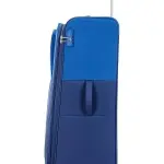 Skybags-Sigma Polyester Spinner 8W Soft Shell Trolley 59+71 Blue Soft Luggage- Luggage Set