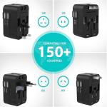 Universal Travel Adapter, International All in One Worldwide