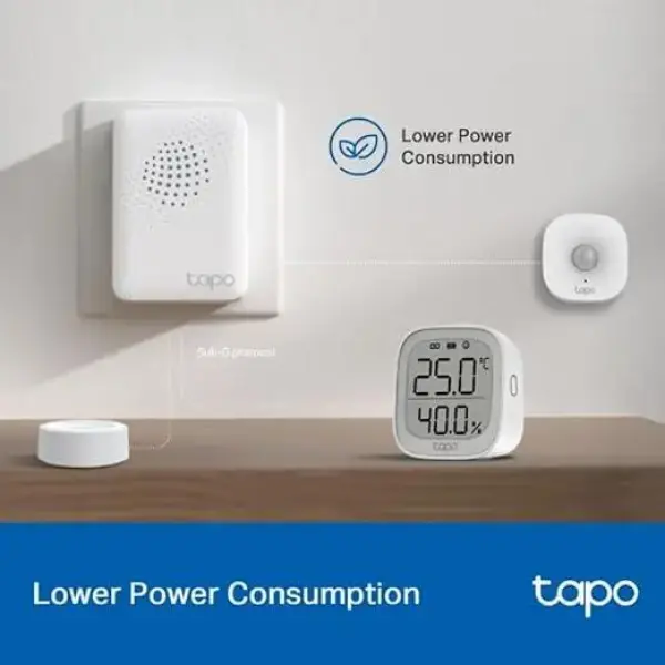 Tapo- H100 IoT Smart Hub with Chime | Smart Alarm and Doorbell | Smart Actions with Sensors, Switches & Buttons