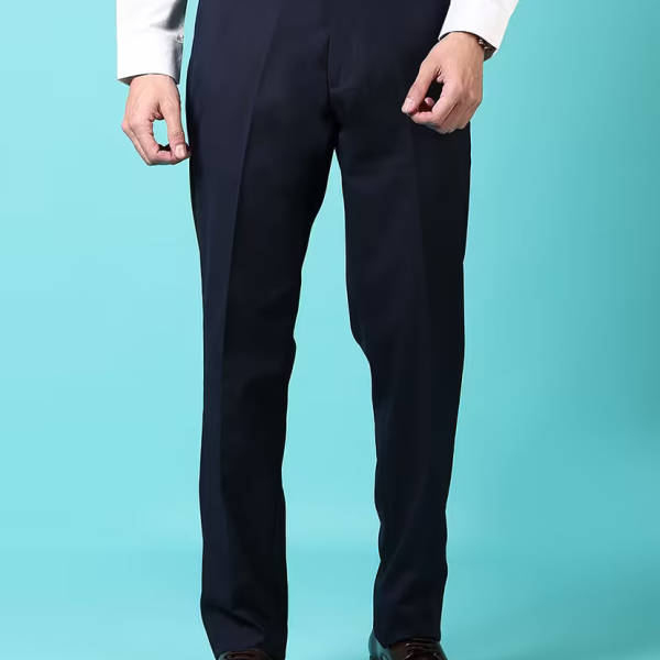 Men ankle length formal trouser