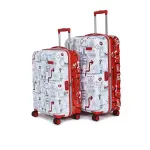 Uppercase-Polyester Jfk Duo Trolley Bag Set Of 2(Medium & Large)