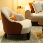 Godrej-Vanisa 3 Seater Living Room Sofa Set with 2 Arm Chairs