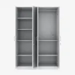 WoodenStreet-Kayden 4 Door Multi Utility Wardrobe With Lock